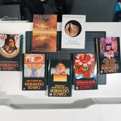  7x Carlos Castaneda Book Bundle PreOwned Vintage 