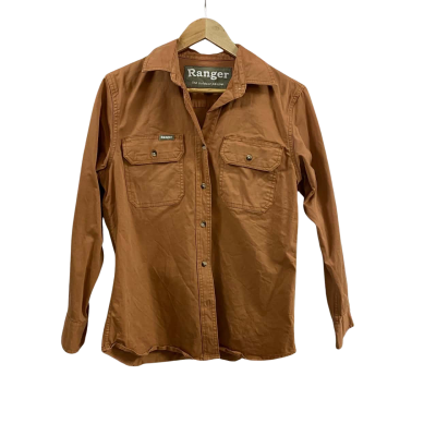  Women’s Ranger  Size 8 Outdoor Button Up Work Shirt Clay
