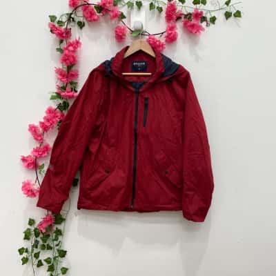 Reserve Mens  Size XL Hood Jacket Maroon/ Red