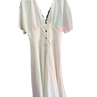 Zara Womens  Size XL White Dress 