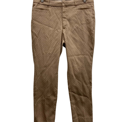 Banana Republic Size 12 Straight Leg Pants Beige / Light Brown RRP $89.99
