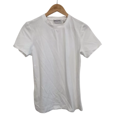 Country Road Womens  Size M Short Sleeve Top White 