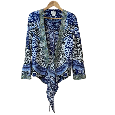 Camilla Jacket With Tie Back Detail - Size 12