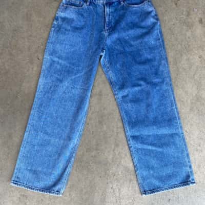 Lee  Size 12 Petite Baggy Fit Blue Denim Jeans