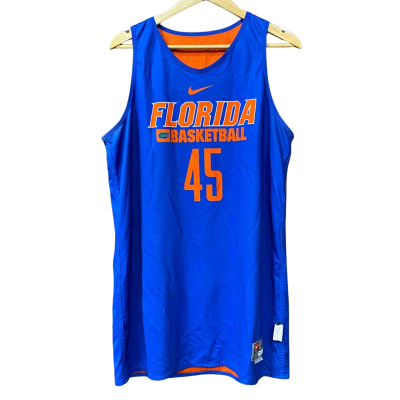 Nike Womens Size XL Florida Basketball Blue/Orange Reversible Jersey 