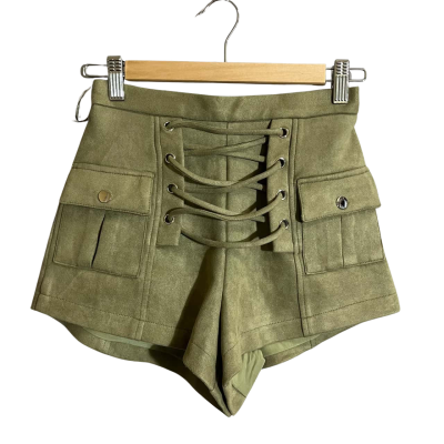 Womens BxRunaway Size XS Olive Shorts