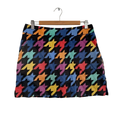 Loud Mouth Womens  Size 10 / 14 Mini Skirt Black  / Multicoloured 