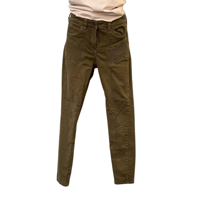 Kookai Womens Size 36/S Mid Rise Jeans/Skinny Jeans Olive