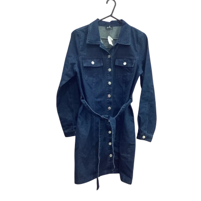 Dotti Womens Size 12 Denim Long Sleeve Dress