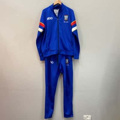  FK Beograd FC Mens  2 ode tracksuit Size L Blue 