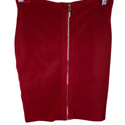 Guess Womens Skirt Size M Red 