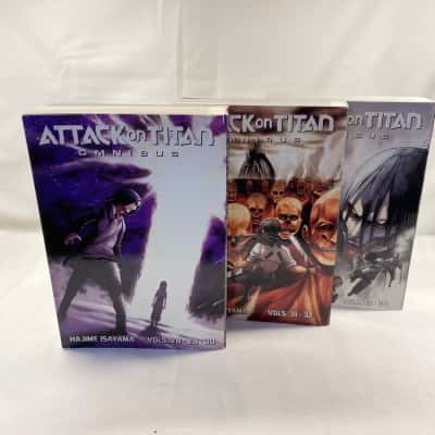 Attack on Titan by Hajime Isayama manga Omnibus vol 28-34
