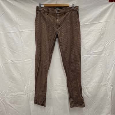 Dangerfield Womens  Size 30 Casual Pants Checked 