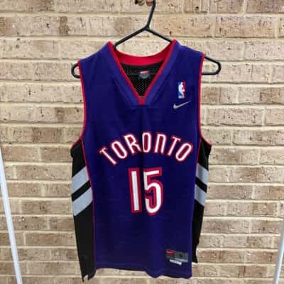 Nike Mens Toronto raptors vince carter #15 jersey Size S 
