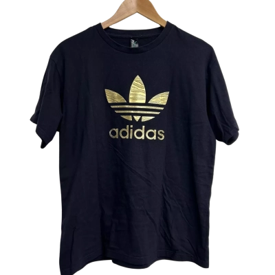 Adidas Mens Size M Black T-Shirt