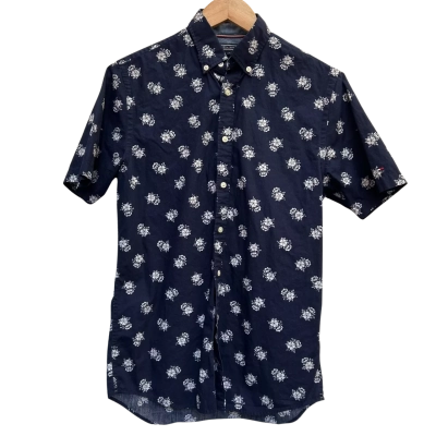 Tommy Hilfiger Mens Size XS Blue Button Up Shirt 