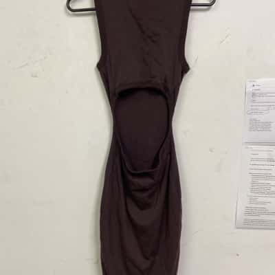 Kookai Womens  Size 0 Maxi Dress / Sleeveless Dress  Brown 