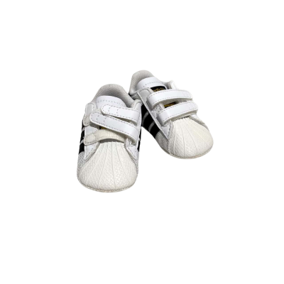 Adidas Kids  Size 0-3m Shoes  White 