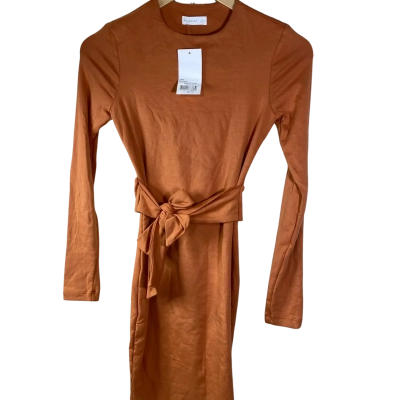 Kookai Womens  Size 1 Autumnal Zara Tie Dress 