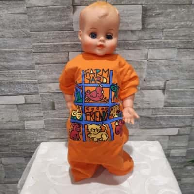 Vintage evergreen vinyl baby doll 
