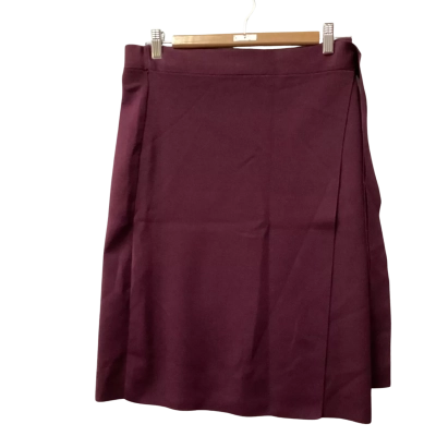 Basque Petites Womens  Size 12 Wrap Skirt Purple I