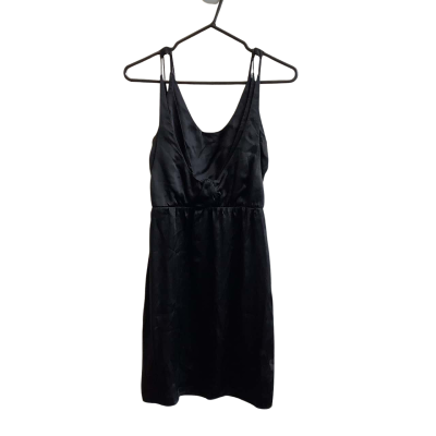 Zimmermann Women's Brand Size 0 Silk Satin Mini Dress Black 