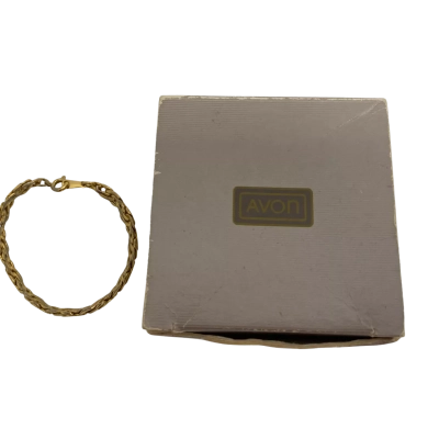 Avon Gold-tone Rope Chain Bracelet