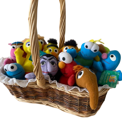 Sesame Street Beanie characters. 