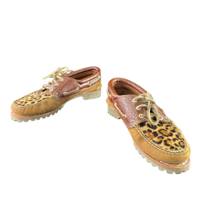 Timberland not shoes/ loafers Womens Size 39 Animal print /Brown 