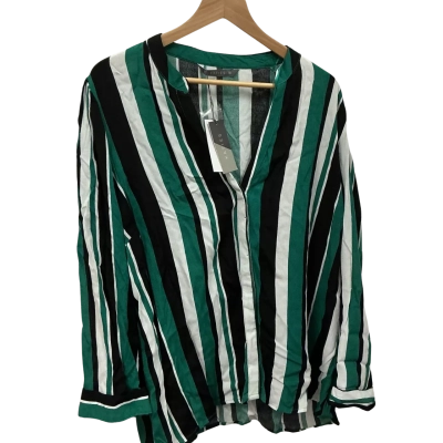 Katies Womens  Size 16 Long Sleeve Emerald City Shirt
