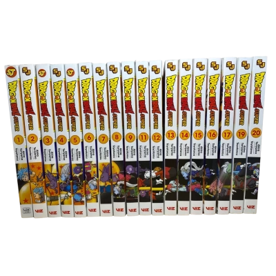 Dragon ball super manga volumes 1-20 (missing 10 and 18)