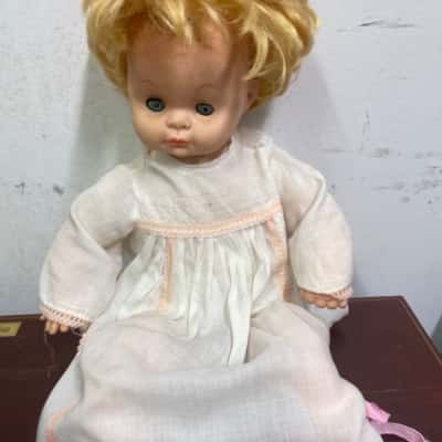 Vintage Horsman Sleeping Baby Doll 