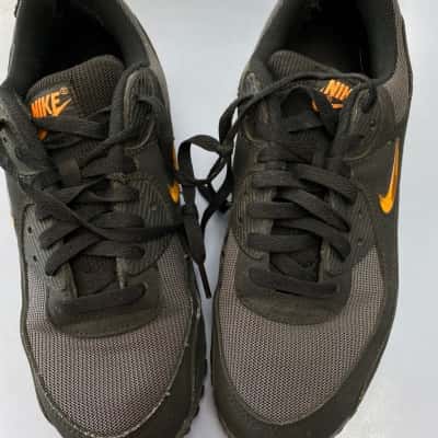 Nike Jewel Swoosh Black Orange Size 9 EU 42.5 Sneakers 