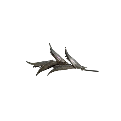 Vintage Sterling Silver (925) FIligree Flower Brooch Pin (9 grams)