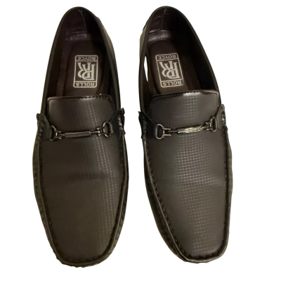  Mens Rolls Royce Size 10 Loafers Black  