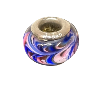 Womens Charm Blue/Pink/925 Silver