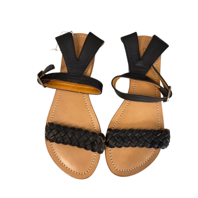 Eb & ive Womens leather Size 42 Sandals Black  