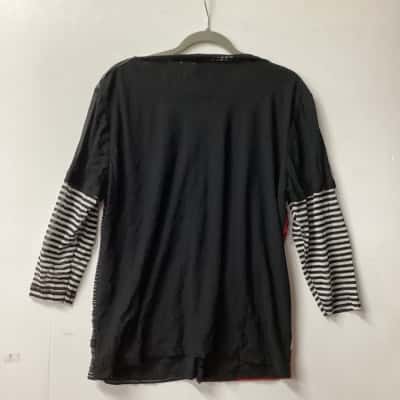 TS Womens  Size S 3/4 Sleeve Top (b)