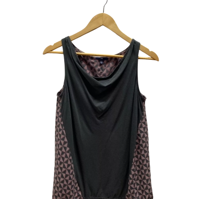 Gap Womens Sleeveless Top Size XS Champagne / Grey / Pattern 
