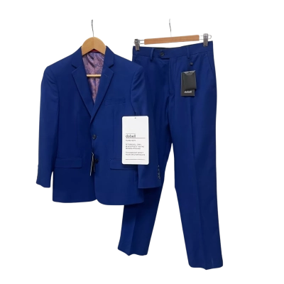 Dobell Royal boys' two-piece bright blue formal suit