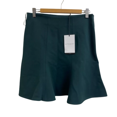 BNWT Witchery Womens  Size 10 Mini Skirt Green 