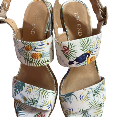  Top End Womens Leather sandal Size 38 NEW RRP$169.95