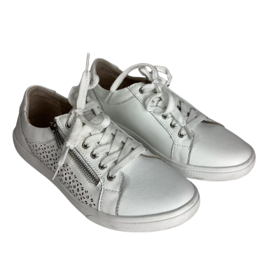 Grosby Womens  Size 7 White Leather Shoes 