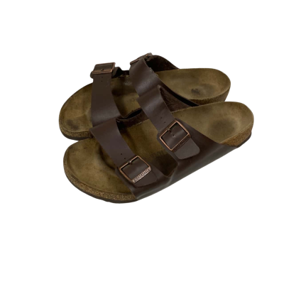 Birkenstock Slides Unisex Size 44 Brown 
