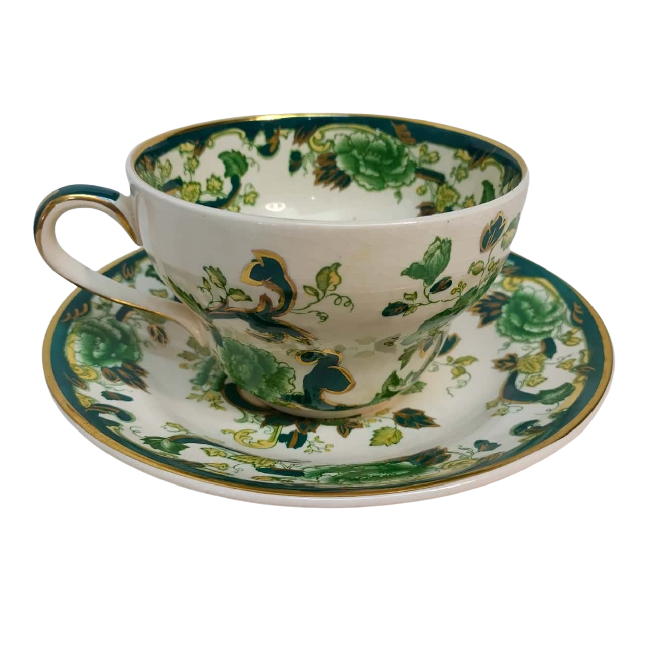 Chatrue Tea Mason's Chartreuse Large Tea Cup And Saucer(s) - Used Very Good ...