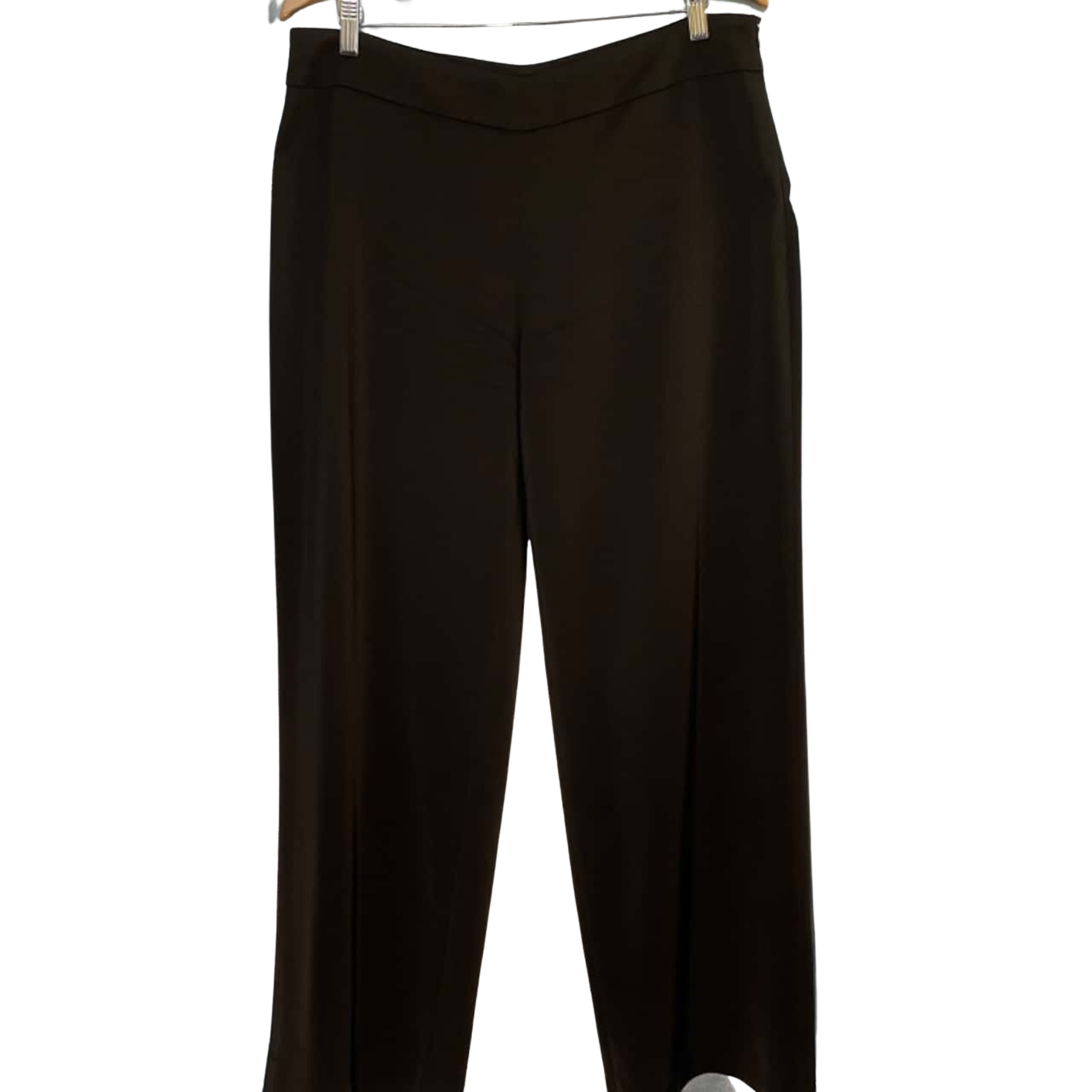 Liza Emanuele Womens Size 12 Straight Leg Black Dress Pants(s)