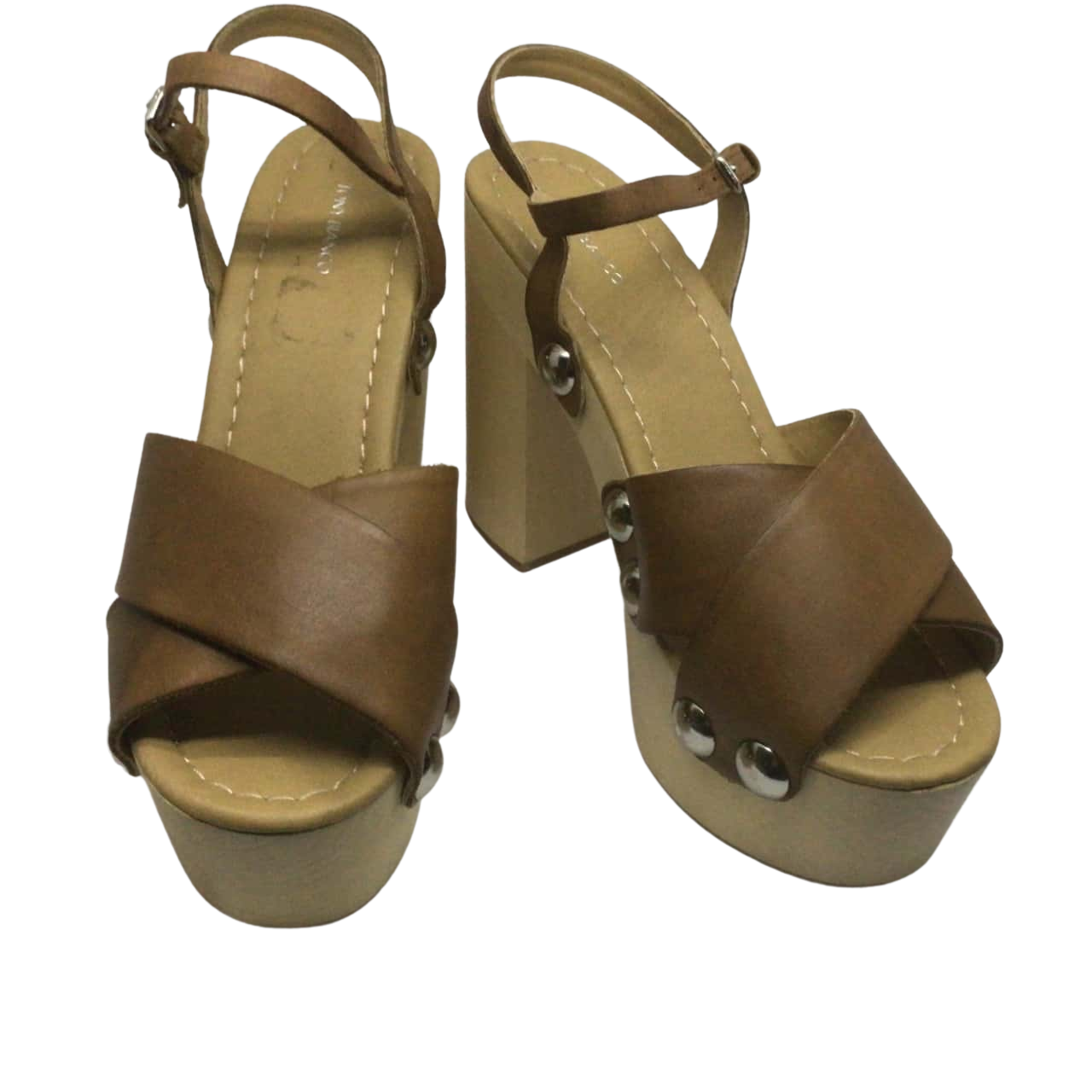 Tony Bianco Womens Salli Size 7 Brown Heels RRP 189.95 (s)