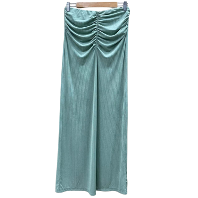 First Mse Womens Size L Green Strapless Dress  