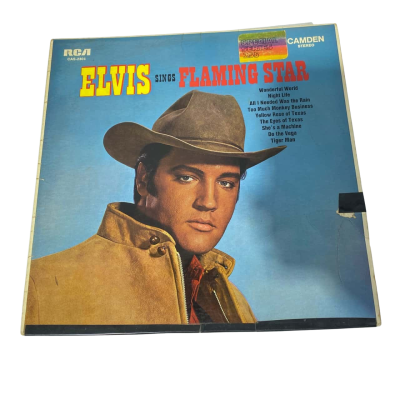 Elvis sings flaming star vinyl 