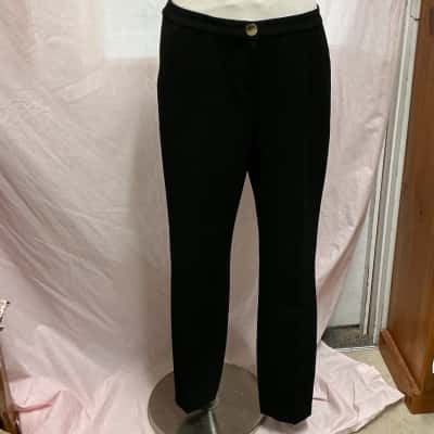 Ted Baker Womens  Size 10 Straight Leg Pants Black  